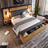 Finchley Bed with Bedside Tables, in a bedroom