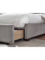Savannah bed storage drawer, close up