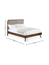 Julian Bowen Walden king size bed with its dimensions
