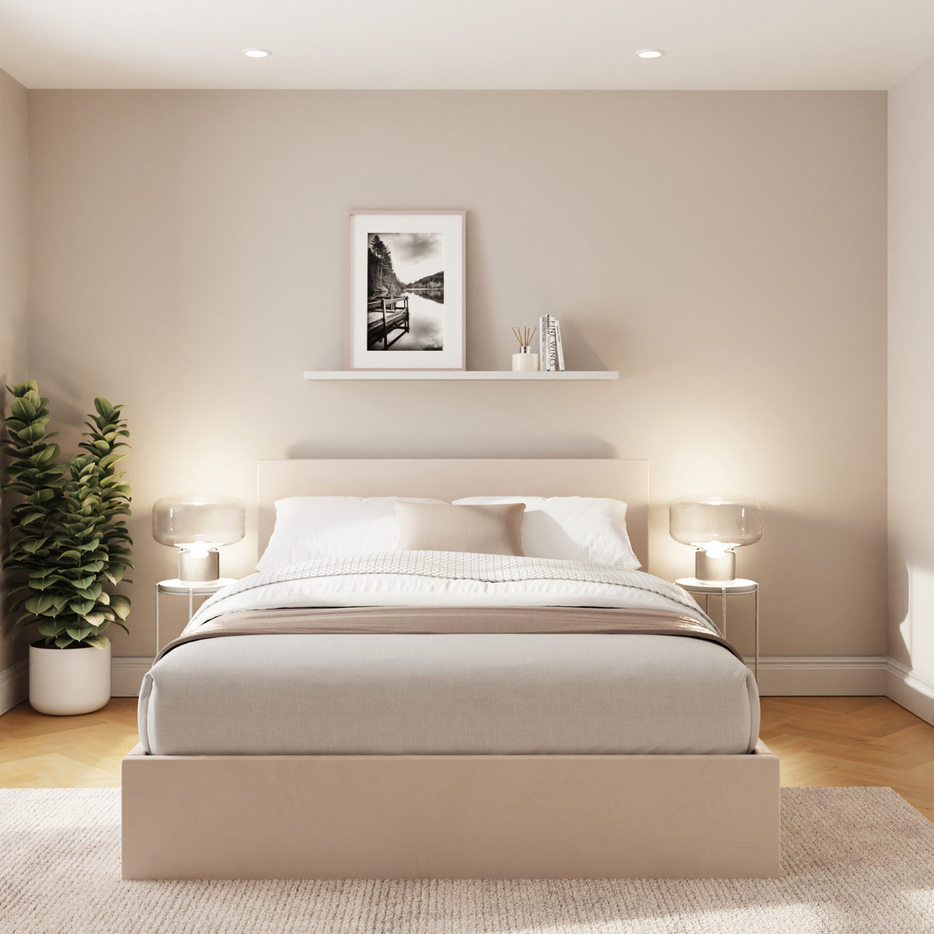 Camden ottoman bed in natural